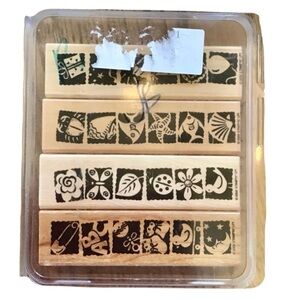 Stampin’ Up! “Bold & Bright” Rubber Stamp Set (2000)